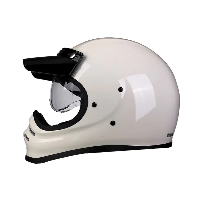 881 glassfiber motorsykkelhjelm motocrosshjelm med komfortabelt foring