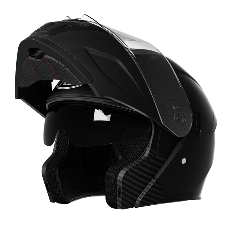 K9 Safety DOT Standard Flip Up Motorsykkelhjelm Doble Visors Motocrosshjelm