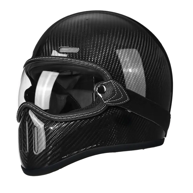 MT801 Carbon Fiber Full Face motorsykkelhjelm motocrosshjelm